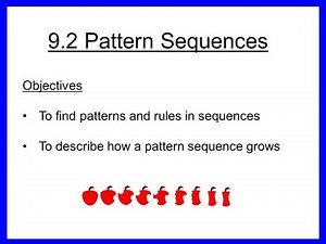 9.2 Pattern Sequences