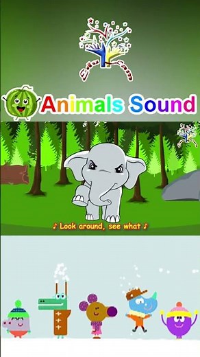 The Animal Sounds Song Z2|| At The Zoo Song! || Just for you ♪ || Edufam Nursery Rhymes