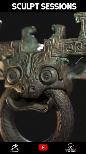 Unlocking Creativity: Modelling a Zelda Style Mask in Zbrush and Marmoset