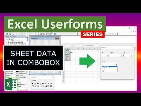 Excel Userforms: Sheet Data In ComboBox