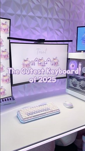 Yunzii C75 Cake Meow Keyboard | #yunzii #keyboard #unboxing #desksetup #shorts #asmr #tech #kawaii