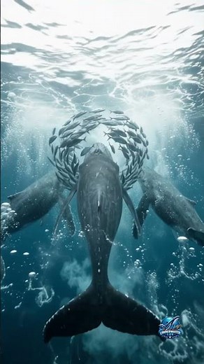 The Bubble-Net Hunt | How Humpback Whales Work Together to Catch Their Prey 🐋🌊 humpback whale