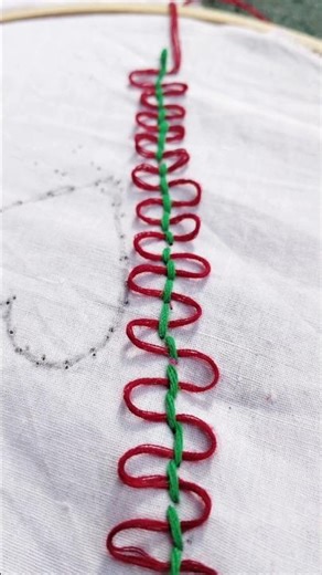 new hand embroidery design #hand border#embroiderydesigns