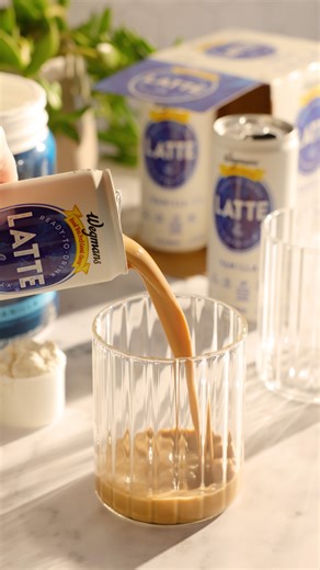 Wegmans Food Markets on Instagram: "Protein + Coffee = “Proffee!” Make yours at home by adding a scoop of our vanilla protein powder to one of our new lattes. A tasty way to start your day with more than 20g of protein. 💪​⁣ ⁣ ---​⁣ ​⁣ Featured Items:​⁣ Wegmans Pasture Raised Vanilla Whey Protein Powder​⁣ Wegmans Vanilla Latte Coffee Beverage, Ready to Drink​"