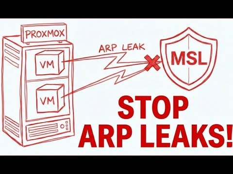 Airtight Proxmox Isolation: The MSL Setup Explained (Stop ARP Leaks!)