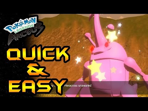 Shiny Alpha Heracross GUIDE! Pokémon Legends Arceus