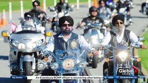 168K views · 416 reactions | WATCH: Sukhman Kaur Hehar and Avneet Singh Golan with the World Sikh Organization of Canada, join Global News Morning Calgary to discuss the impacts of Alberta’s new law that exempts turban-wearing Sikhs from wearing motorcycle helmets. READ MORE: https://globalnews.ca/news/4114178/alberta-sikh-motorcycle-helmet/ | Global Calgary | Facebook