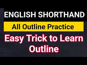 All Steno Outline Quick Practice