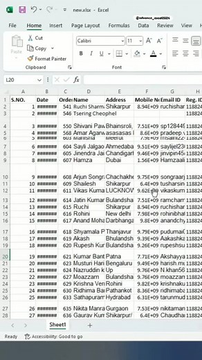 Advance Excel on Instagram: "Most useful 3 Shortcuts for auto adjust data in Excel🔥 @advance_excel2024 Save & Share this vedio😍 Power Of Excel!Advance Excel Trick #msexcel #excel #microsoftexcel #microsoft #exceltips #msword #office #msexceltraining #exceltraining #viralvedio #msoffice #exceltricks #microsoftoffice #business #data #spreadsheet #accounting #msexceltips #mspowerpoint #excelfunctions #learnexcel #dataentry #excelshortcuts #dataanalytics #excelformulas #exceltutorial #windows #wor