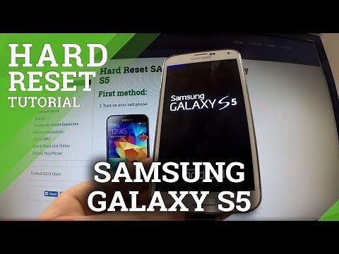 Hard Reset SAMSUNG Galaxy S5 - Reset by Andorid Phone Settings