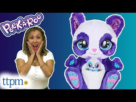 Peek-A-Roo Panda-Roo and Baby Plush from Spin Master Tutorial + Review!