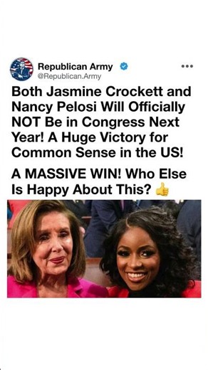 Nancy Pelosi & Jasmine Crockett OUT? 🇺🇸🔥 Internet Reacts