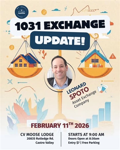 CCMG-Central County Marketing Group | 🔑🏡 1031 Exchange Update—Back by Popular Demand! We’re excited to welcome back Leonard Spoto of Asset Exchange Company for a timely update... | Instagram