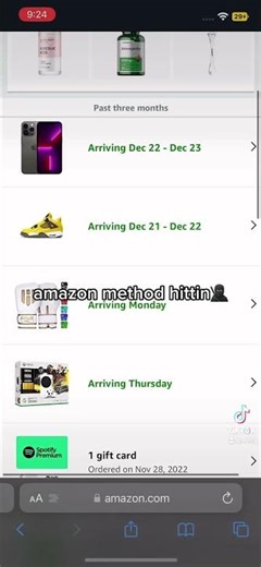 Amazon refund method