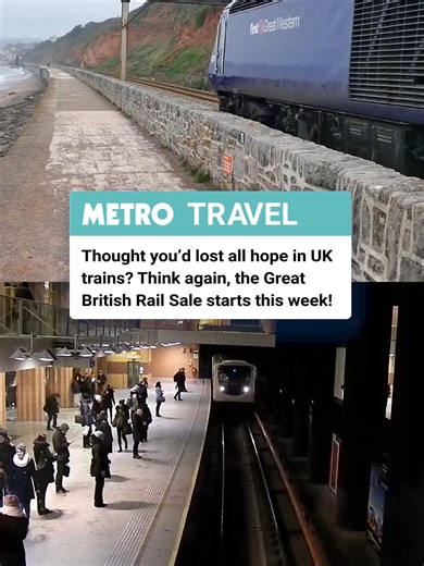 The perfect way to escape the January blues... Certain fares are 70% off! #uktrain #train #trains #ukrail #trainline