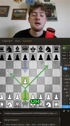 Chess Secret: Pawn Placement for FAST Queen Attacks! #shorts