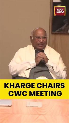 Congress President Kharge Chairs CWC Meeting At Indira Bhawan Ahead Of West Bengal Polls #cwcmeeting
