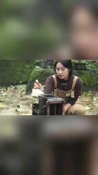 Genius girl repairs popcorn machine！#林果儿 #diy