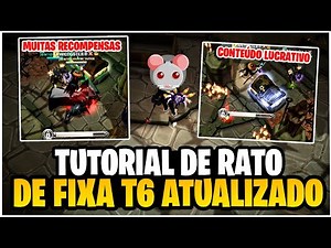 TUTORIAL DE COMO FAZER RATO DE FIXA T6!! CONSIGA MUITAS RECOMPENSAS,FAMA E PRATA! | Albion Online