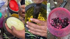 Kacha Aam Vorta Green Mango Witth Masala Mix Recipe I Benagali Street Food | Street Food Vlog