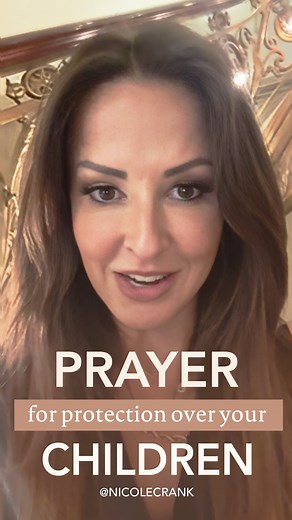 Devil, you can’t have my kids! Pray this prayer of protection over them with me right now. SAVE this, pray it everyday, and SHARE it with a mom on your heart! #pray #praying #prayers #dailyprayer #god #jesus #christian #bible #fyp #author #children #protection #higod Visit the link in bio for my best selling book to help you talk to God about the tough stuff. | Nicole Crank