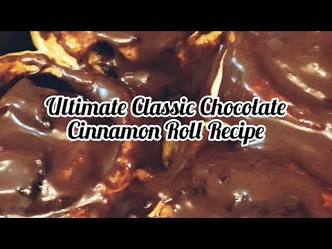 Ultimate Classic Chocolate Cinnamon Rolls Recipe with Chocolate Cream Cheese Glaze