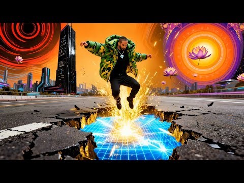 Travis Scott × Drake - QUANTUM MODE (AI 2025) | Psychedelic Trap Visualizer 4K