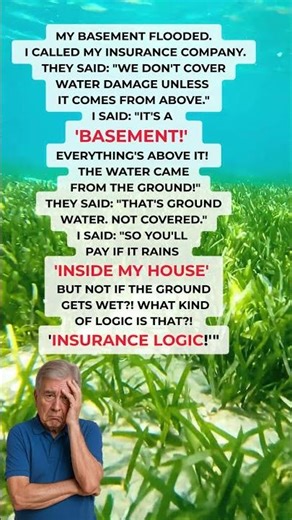 Insurance Logic Makes No Sense! 🏠🌊 #shorts #funny #grandpa