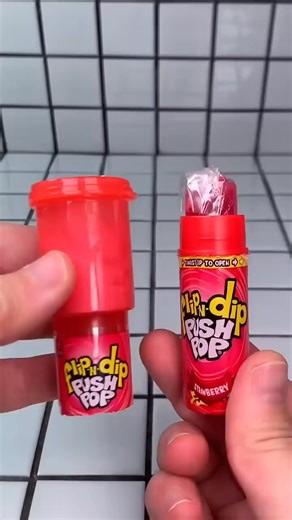 Flip n dip push pop candy jelly gummy asmr food mukbang #reel | Emani Young