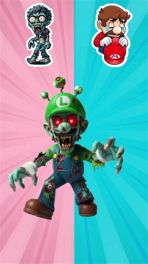 I Am Scared , And You ? #mario #mariobros #zombie