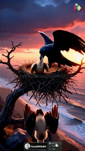 ANGRY CROW🦅 #viralvideo #shorts #cutebirds #tags #viralshort #birdfriends