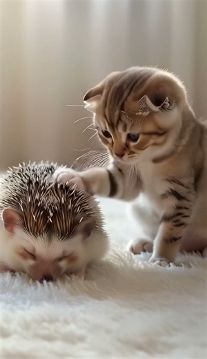 The Mistake My Kitten Keeps Making 🦔😿