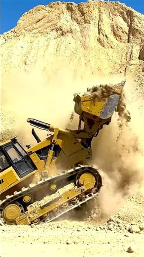 Raw Power! Bulldozer Digging & Pushing Massive Sand Piles 🚧🚜