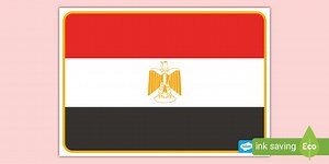 Egypt Flag Display Poster