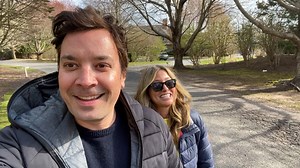 1M views · 9K reactions | Jimmy shares his and Nancy's engagement story during an Ask the Fallons Q&A before Nancy turns the tables, grilling Jimmy about pet peeves and more on another Tonight Show home edition. | The Tonight Show Starring Jimmy Fallon | Facebook