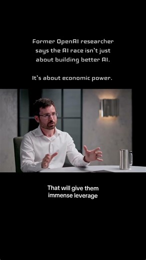 Daniel Kokotajlo says the AI race isn't just about building better AI. It's about economic power.