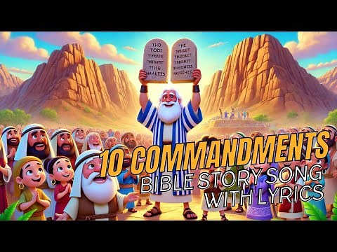 10 commandments (Bible story song for kids)