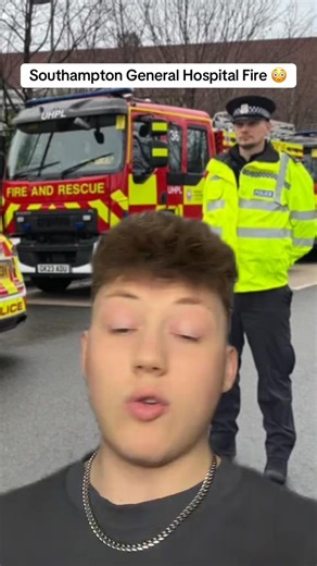 Southampton General Hospital fire 😳 #southampton #hampshire #news #fire #incident | That News Guy