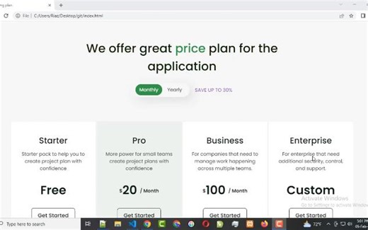 【酷炫CSS之动态 服务价目表Card】顶级视觉 纯CSS+JS打造酷炫样式 提高网页整体逼格 CSS HTML JS前端学