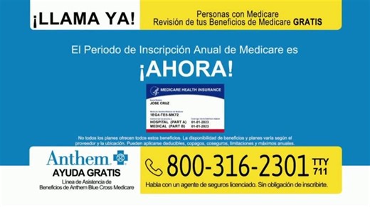 Anthem Blue Cross and Blue Shield Medicare Advantage TV Spot, 'Beneficios adicionales'