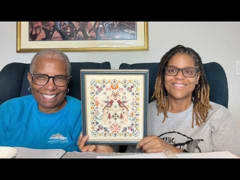 Sunshine Stitchers - Flosstube 357: Black History Month Progress & March Plans