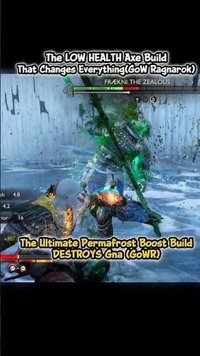 The LOW HEALTH Axe Build That Changes Everything (GoW Ragnarok) #Shorts