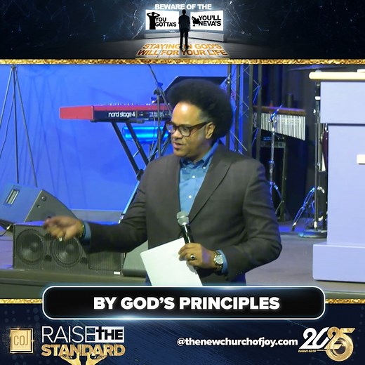 Don't be moved by what people say you have to do, be moved by the Word of God and what He has planned for you! | The New Church of Joy