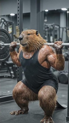 This Beaver Is Stronger Than You 🦫💪