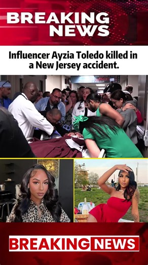 🕊️ 22-year-old Pennsylvania creator Ayzia Toledo and her friend Henrietta Carter died after a car crash on Route 55 in New Jersey.#influencer #passedaway #carcrash #news #rip