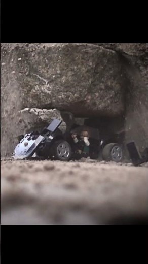 LEGO Car Crash into rock 1000 fps slow motion #lego #crash