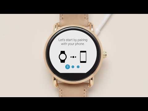 How to connect the Fossil Q smartwatch with iPhone