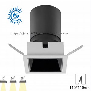 [Hot Item] Cutout 75mm 12W Anti Glare LED Spotlight Commercial COB Lamp Downlight