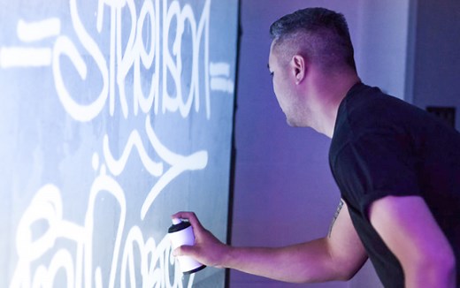 digital graffiti wall