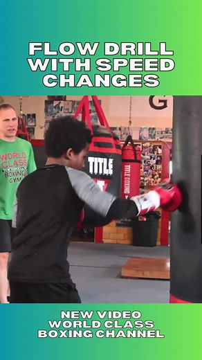 Speed Changes Flow Drill on Heavy Bag Tutorial